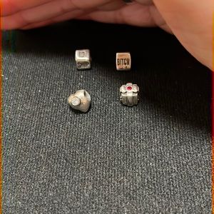 Bundle of four Biagi charms